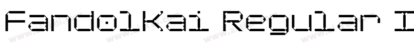 FandolKai Regular Id字体转换